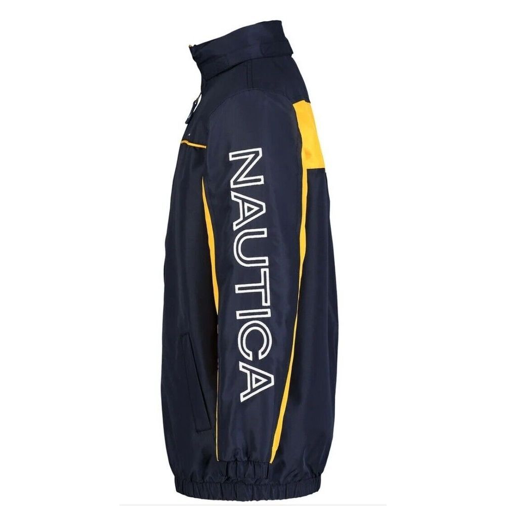 Brand New with Tag Nautica Blue‎ Windbreaker Jackets Boys Sizes S(8) - L(14-16) - Picture 3 of 8